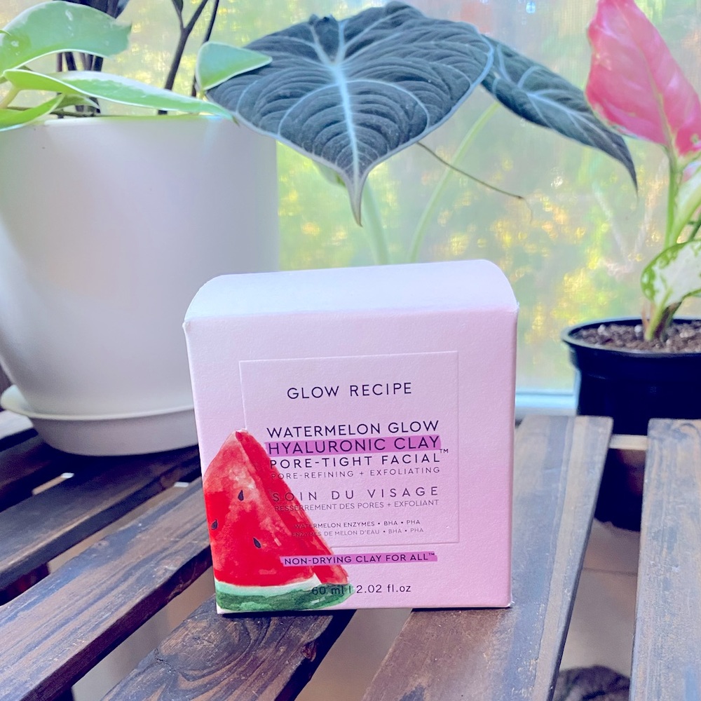 🎃 Glow Recipe Watermelon Glow Hyaluronic Clay Pore Tight Facial